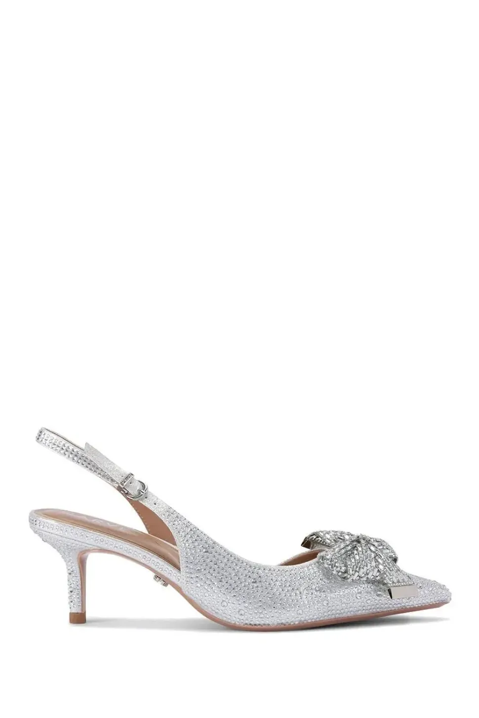 'Regal Bow Sling 2' Fabric Heels
