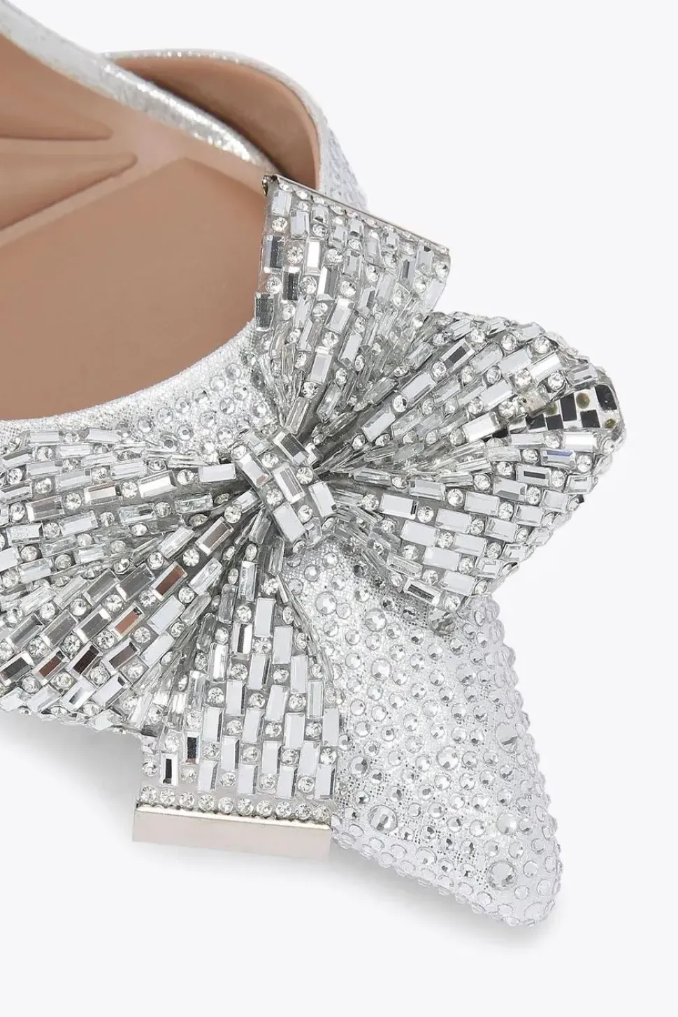 'Regal Bow Sling 2' Fabric Heels