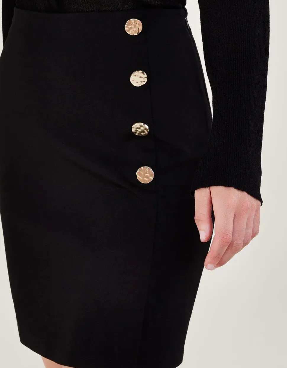 'Rita' Ponte Wrap Skirt