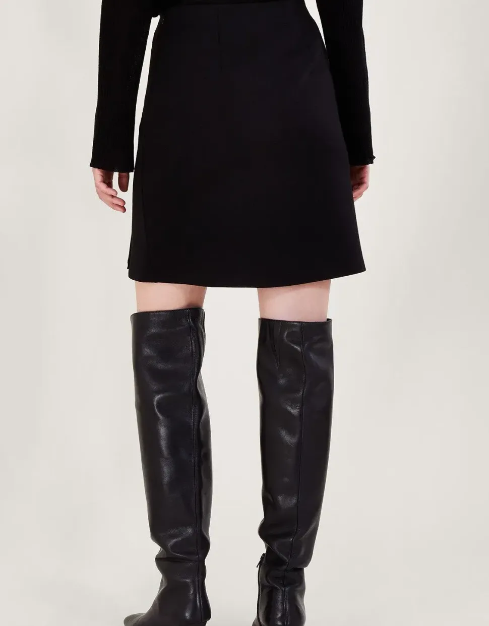 'Rita' Ponte Wrap Skirt