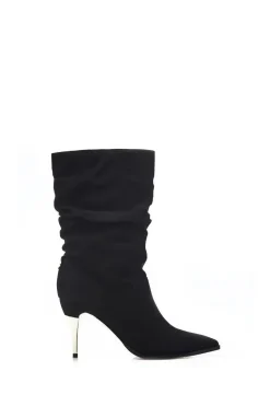 'Rochettie' Alcantara Heeled Boots