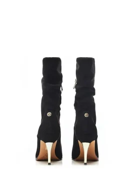 'Rochettie' Alcantara Heeled Boots
