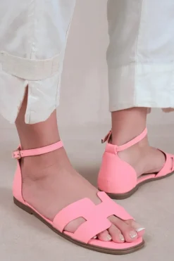 'Rome' Cut Out Strap With Ankle Strap