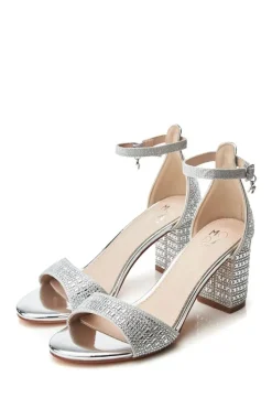 'Rubiana' Textile Heeled Sandals