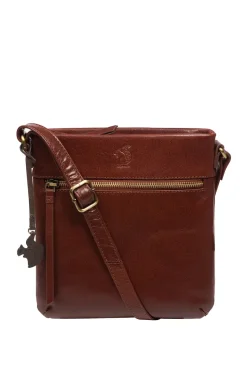 'Sable' Leather Cross Body Bag