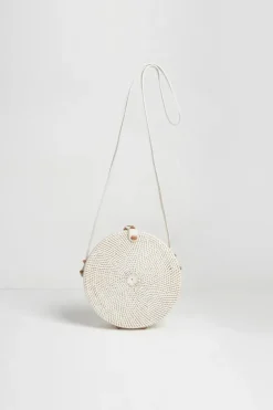 'Santorini' Round Basket Bag