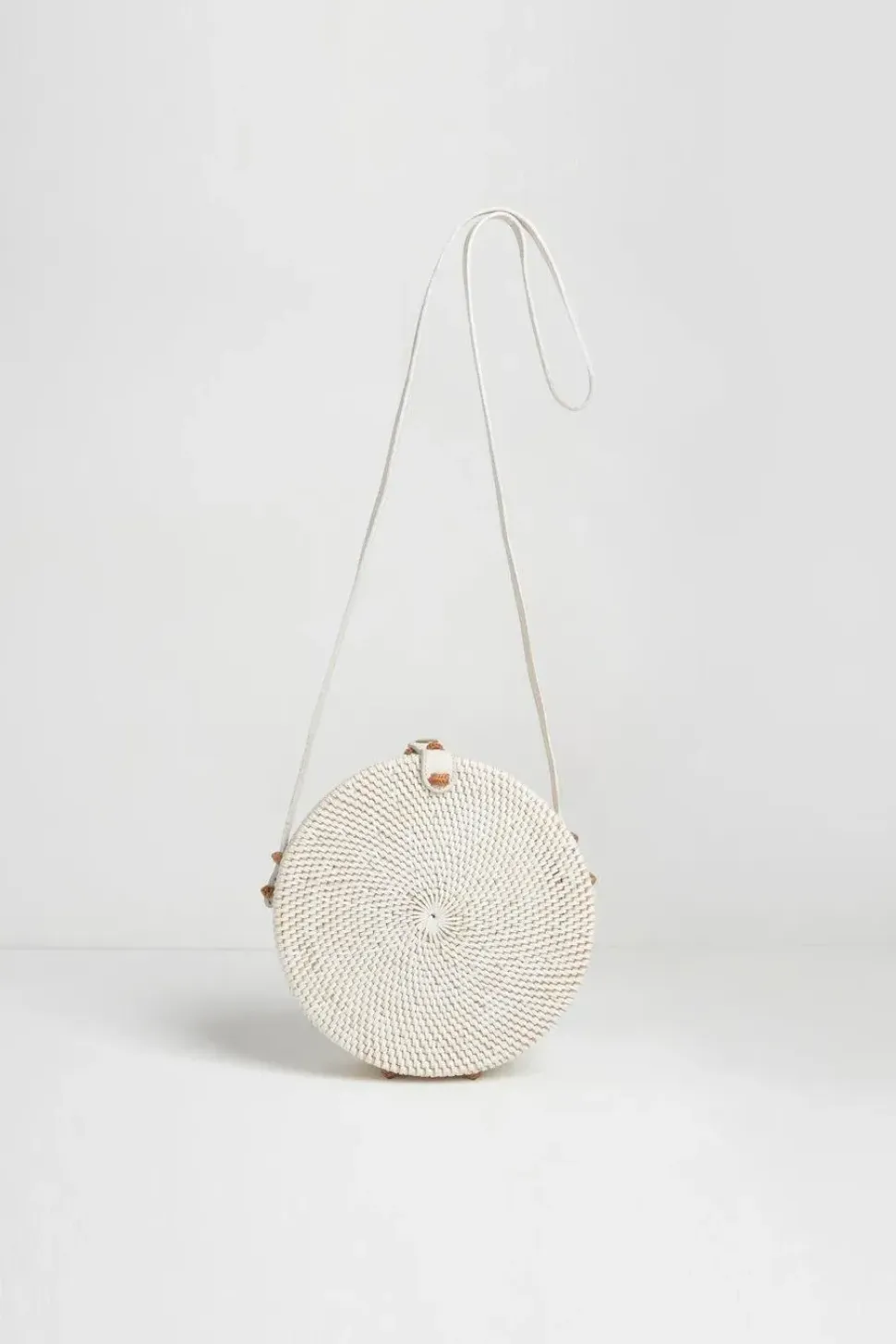 'Santorini' Round Basket Bag