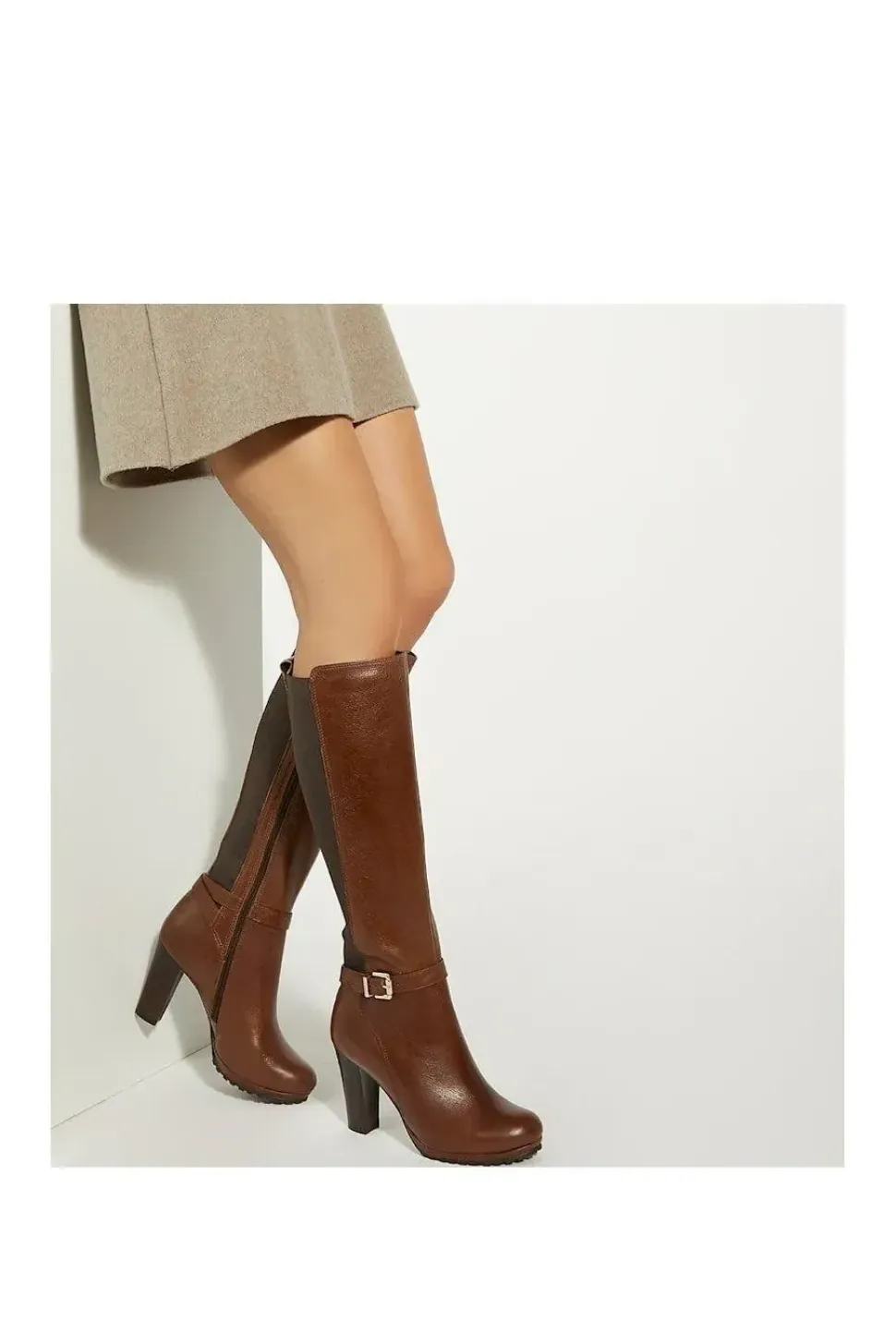 'Sareena' Leather Knee High Boots