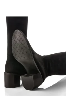 'Sarianne' Alcantara Heeled Boots
