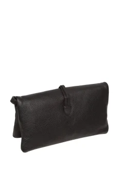 'Selene' Nappa Leather Cross Body Clutch Bag