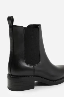 'Serna' Ankle Boot With Elastic Panel And Side Zip