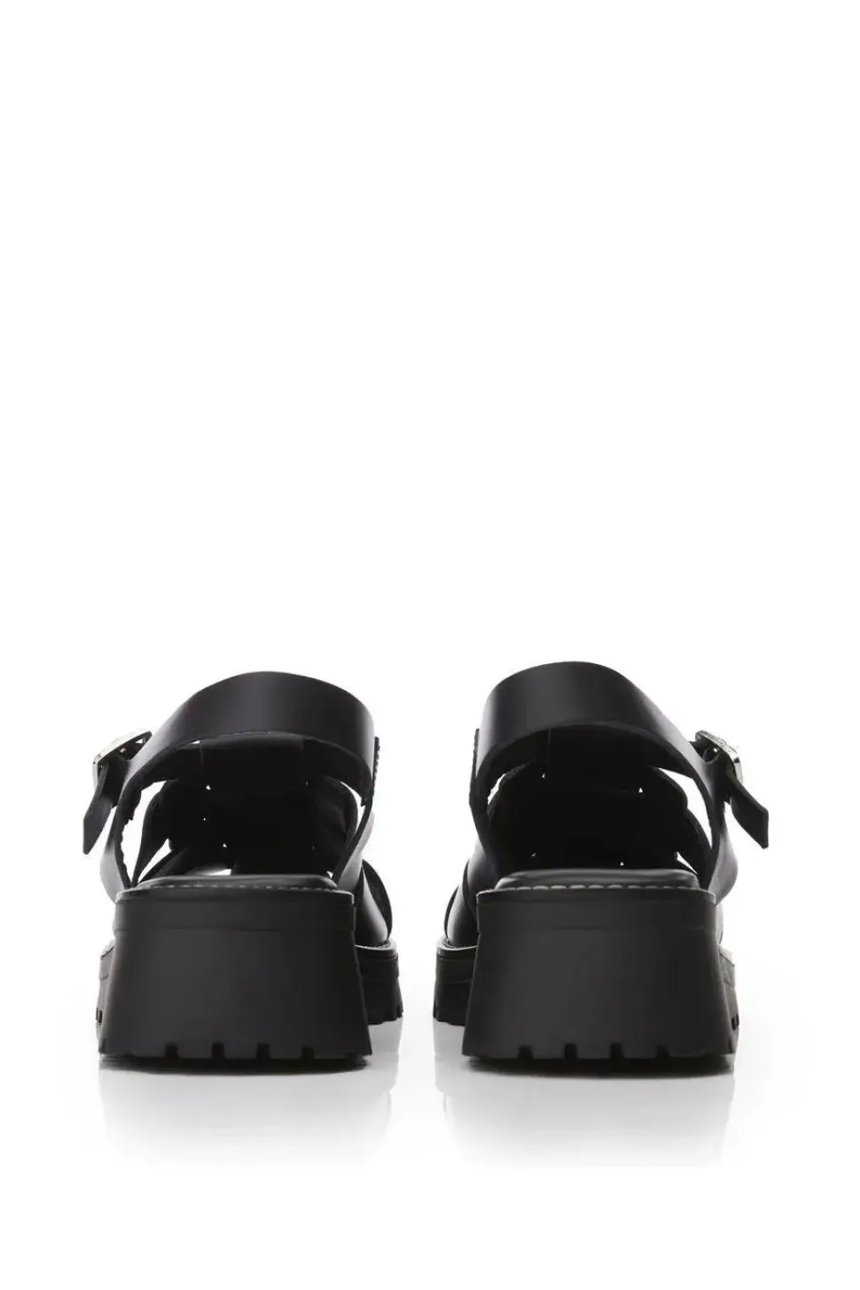 'Sh Acropolis' Leather Flatforms