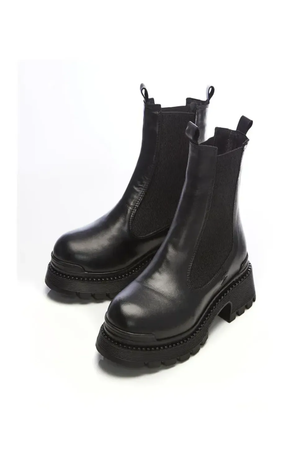 'Sh Anika' Leather Ankle Boots