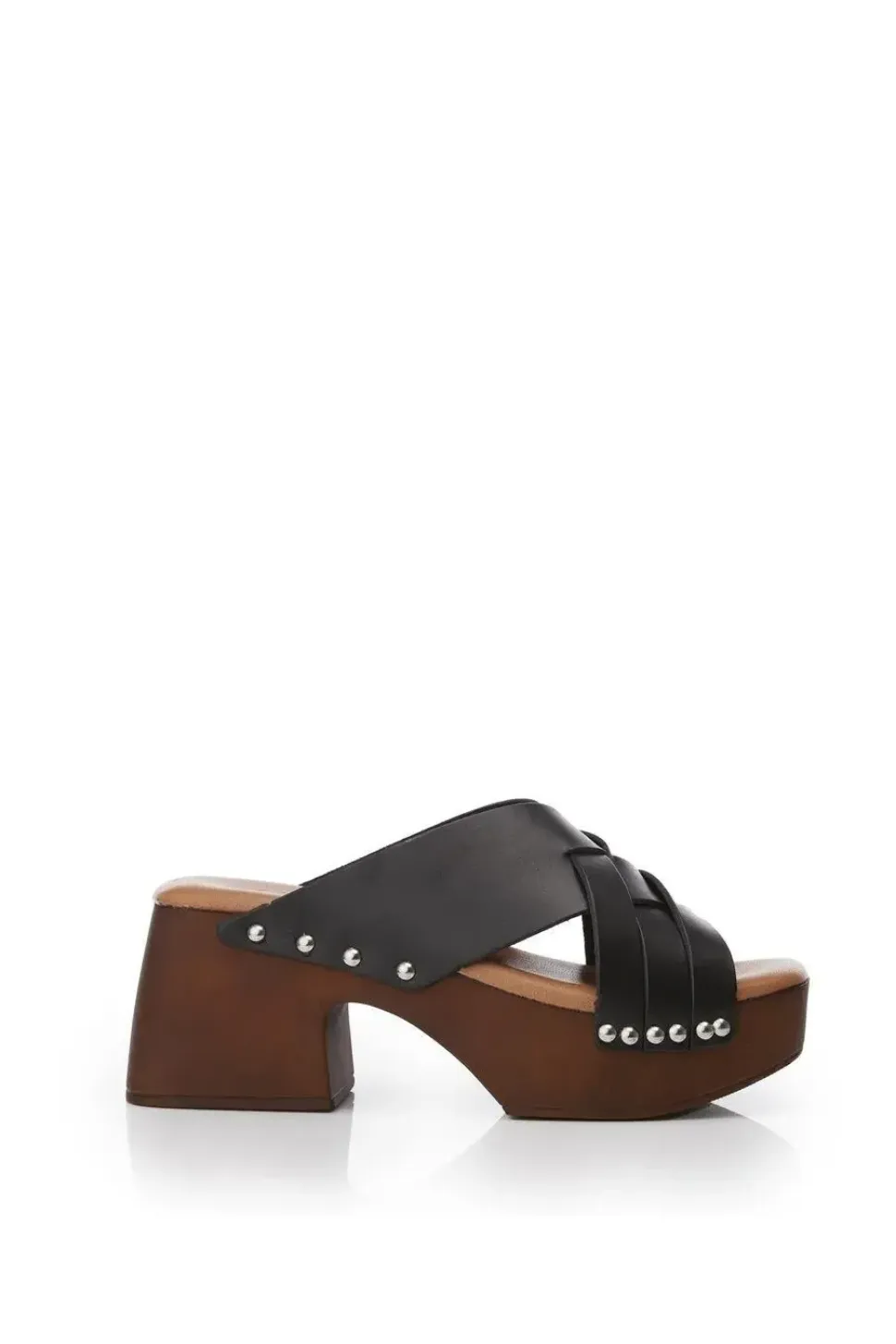 'Sh Saffron' Leather Flatforms