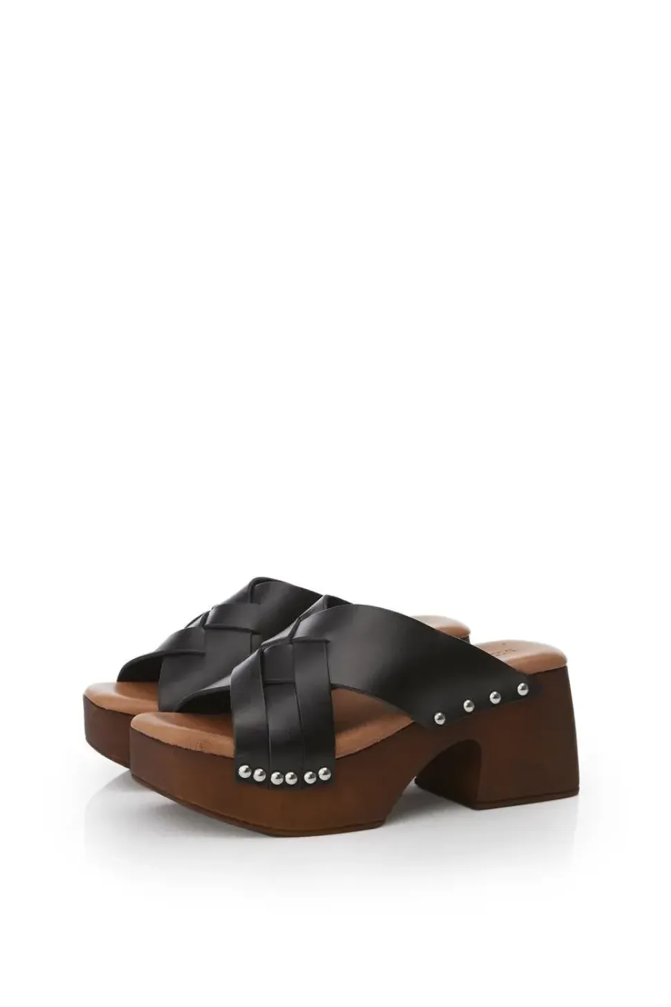 'Sh Saffron' Leather Flatforms
