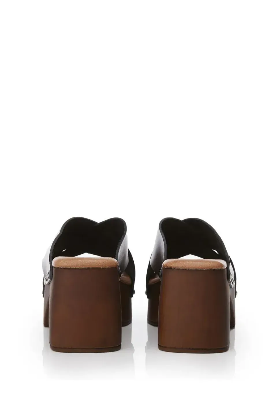 'Sh Saffron' Leather Flatforms