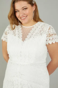 'Sienna' Lace Bridal Maxi Dress