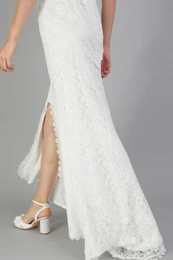 'Sienna' Lace Bridal Maxi Dress