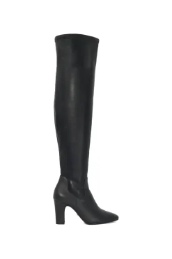 'Sirenna' Leather Over The Knee Boots