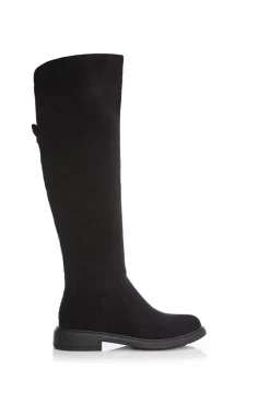 'Skyla' Alcantara Biker Boots