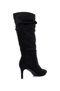 'Sliced' Knee High Boots