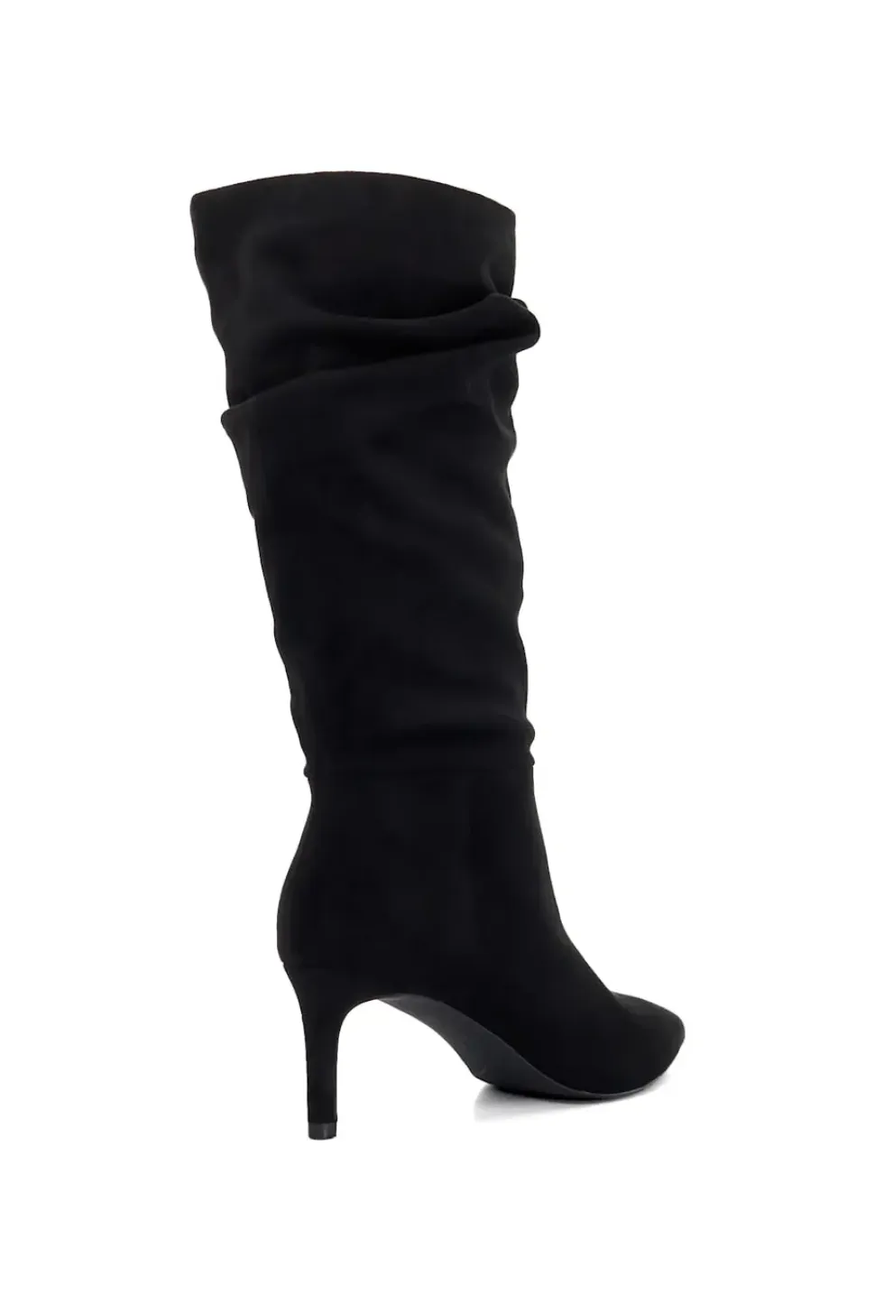 'Sliced' Knee High Boots