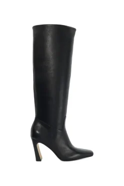 'Sliding' Leather Knee High Boots