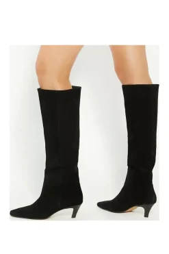 'Slink' Suede Knee High Boots