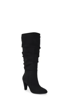 'Slinky Knee' Suedette Boots