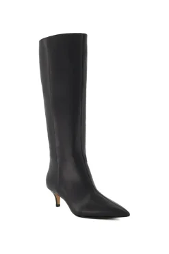 'Smooth' Leather Knee High Boots