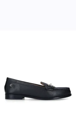 'Snap' Leather Flats