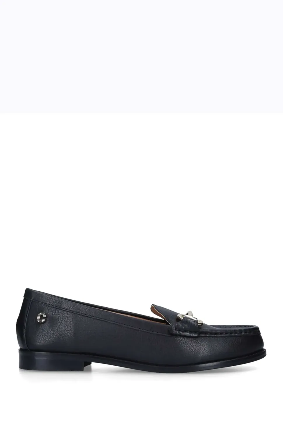 'Snap' Leather Flats