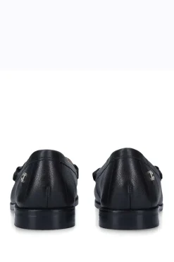 'Snap' Leather Flats