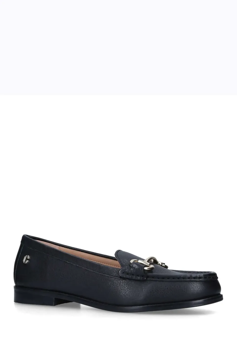 'Snap' Leather Flats