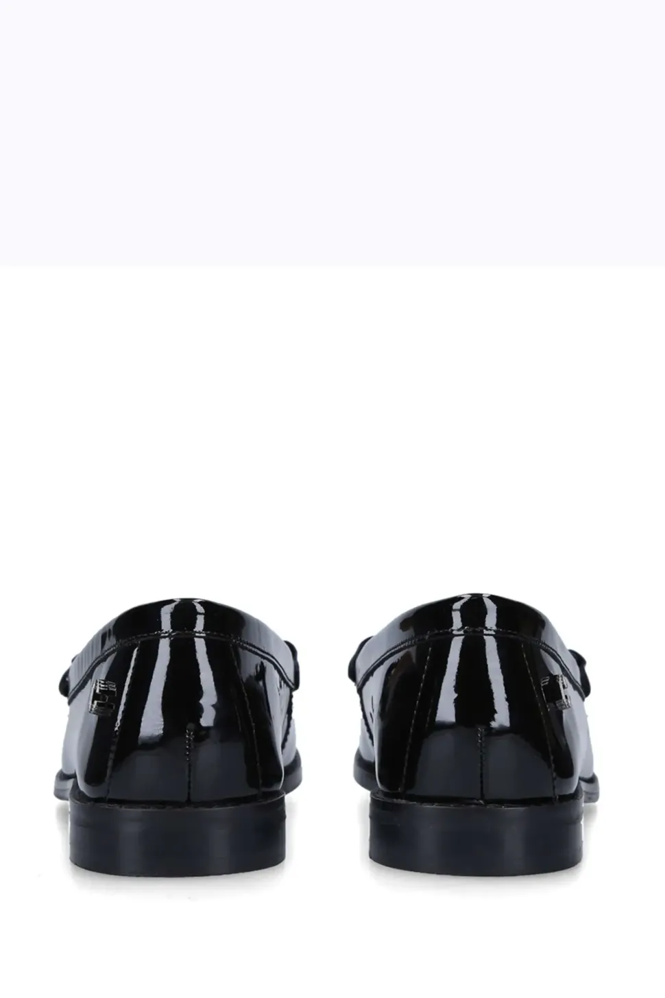 'Snap' Leather Patent Flats