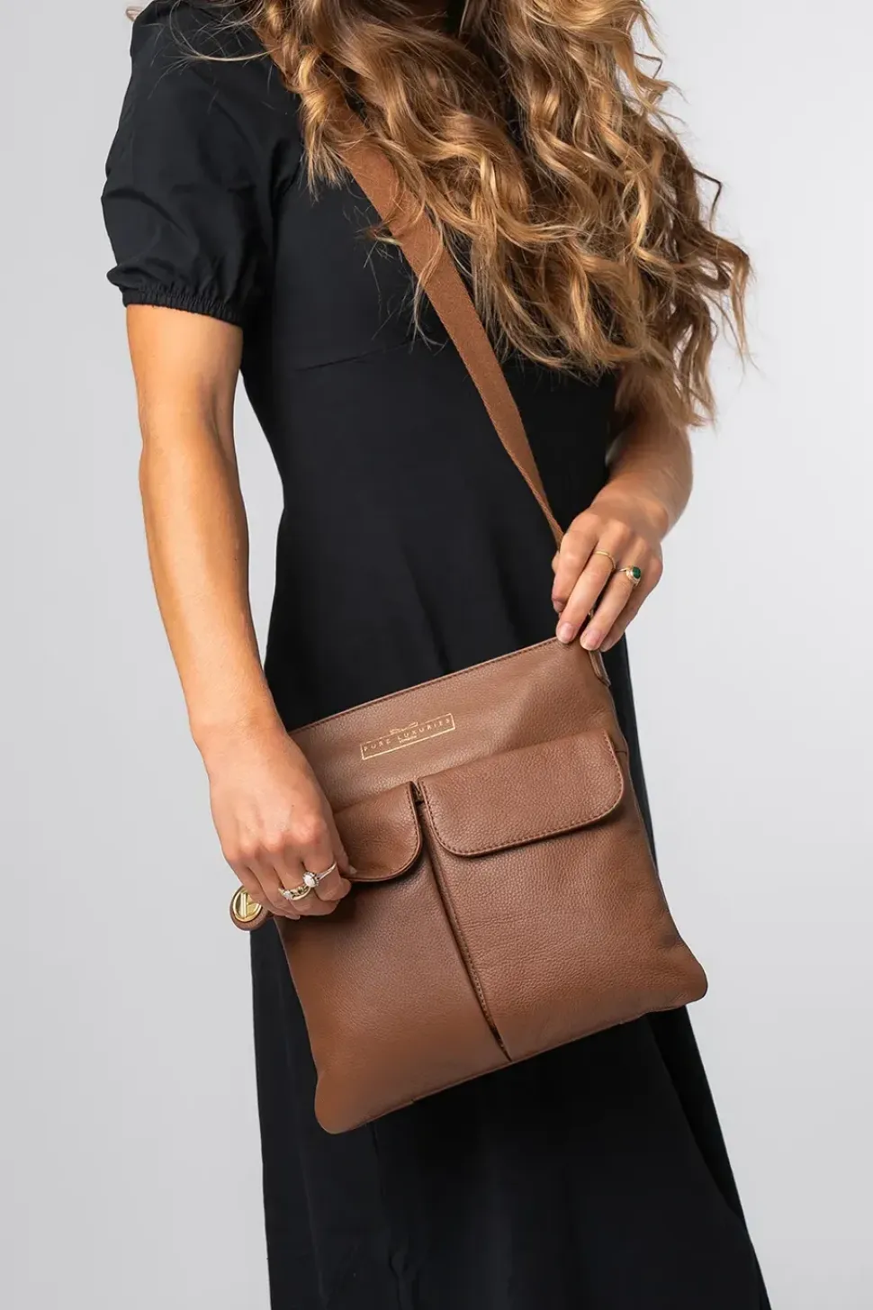 'Soames' Leather Cross Body Bag