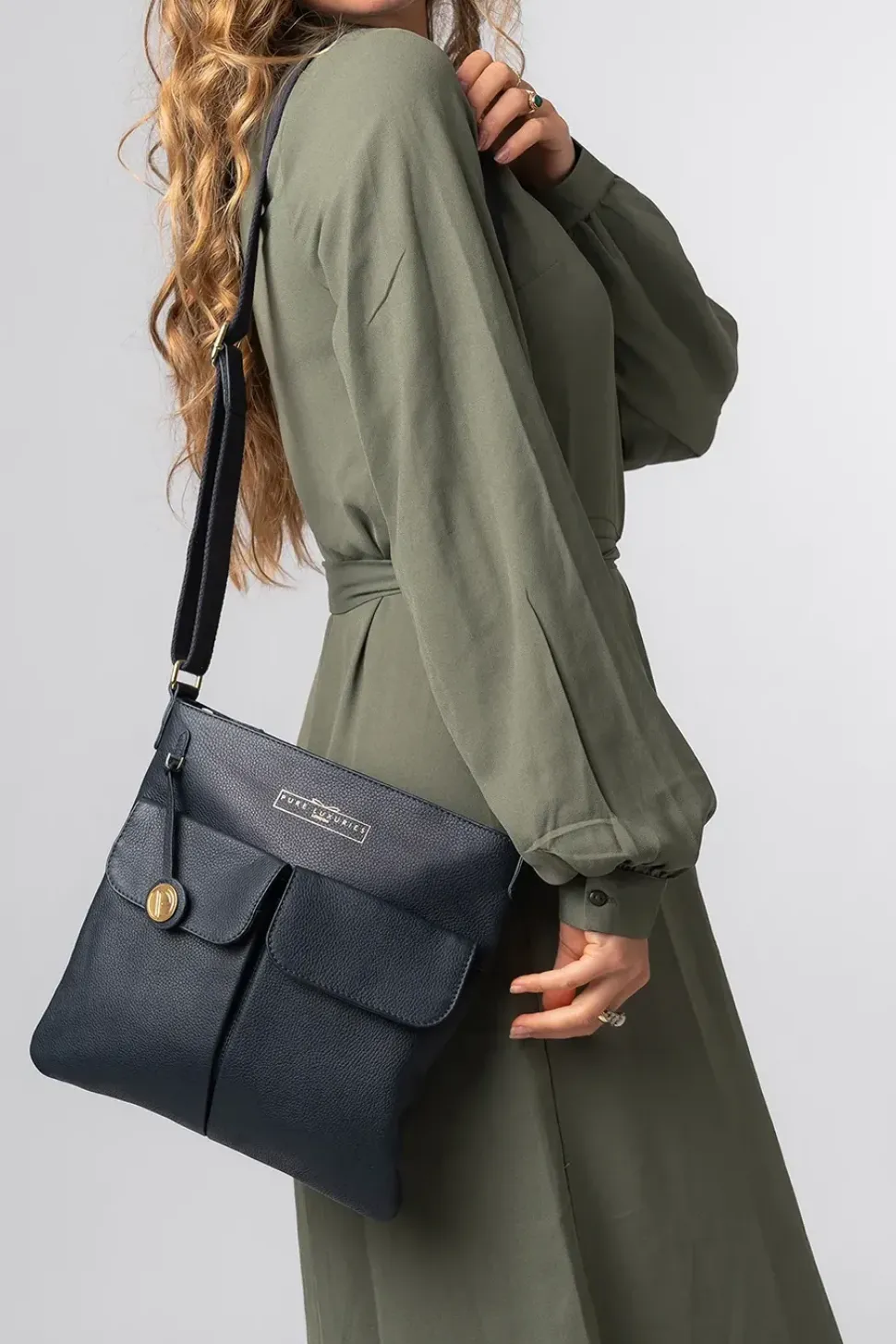 'Soames' Leather Cross Body Bag