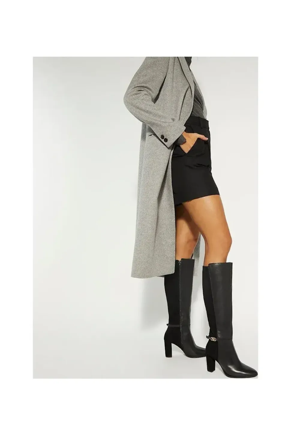 'Solia' Leather Knee High Boots