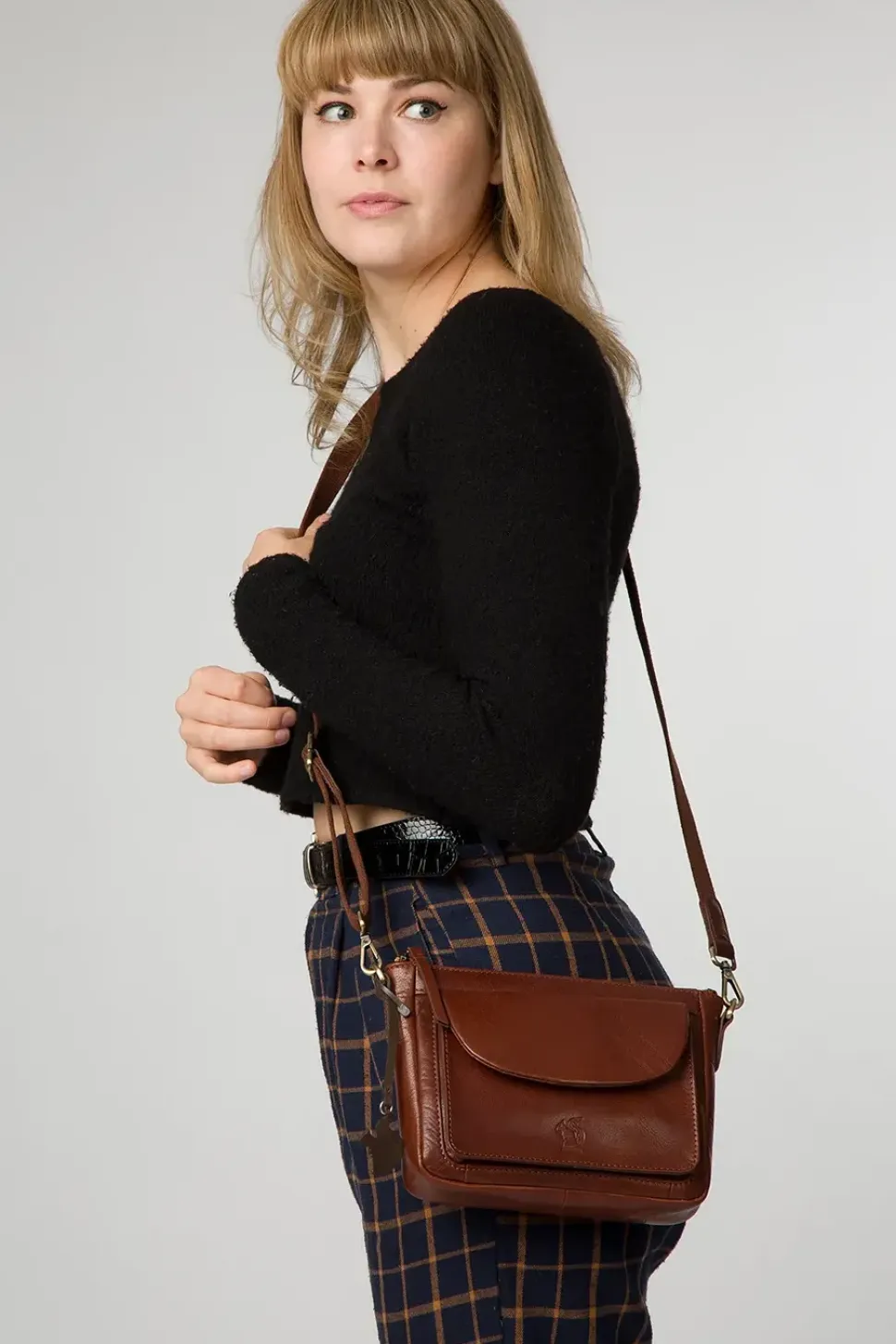 'Sonnet' Leather Cross Body Bag