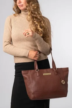 'Sophie' Leather Tote Bag