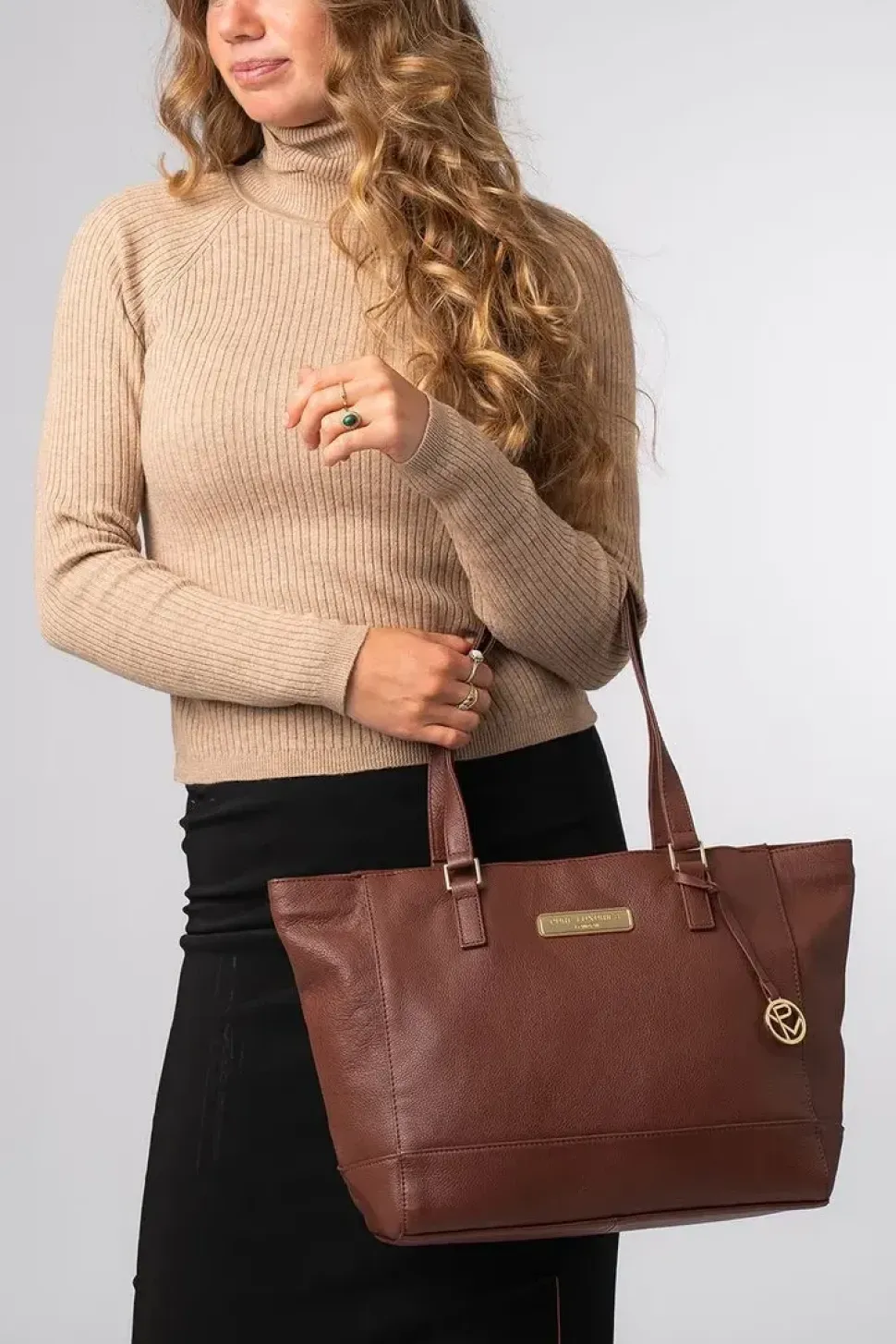 'Sophie' Leather Tote Bag