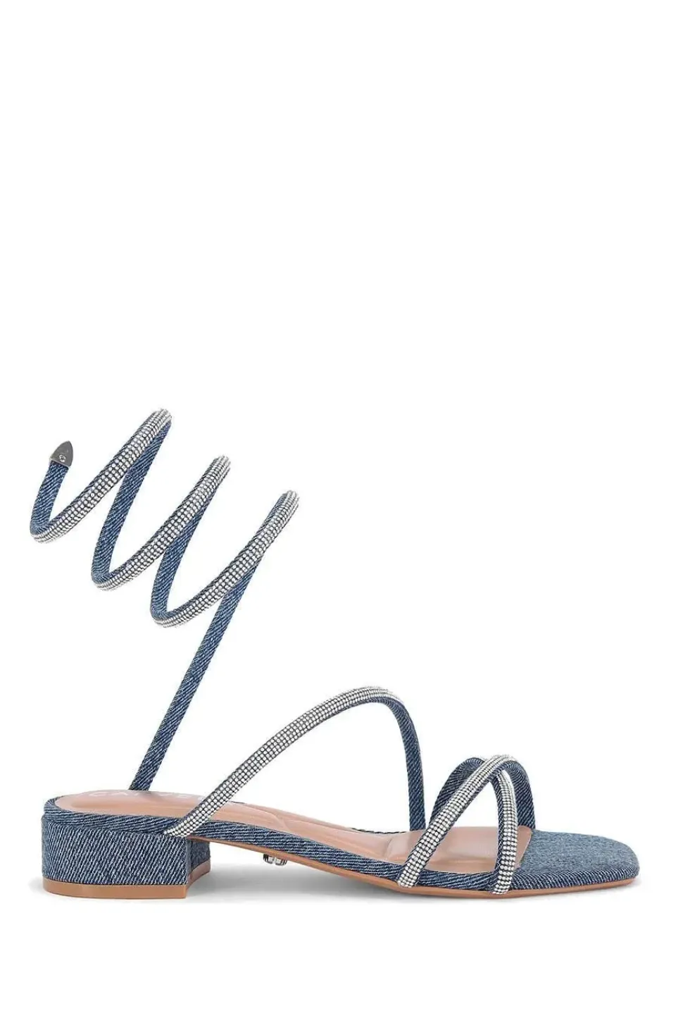 'Spiral Block Sandal' Fabric Sandals