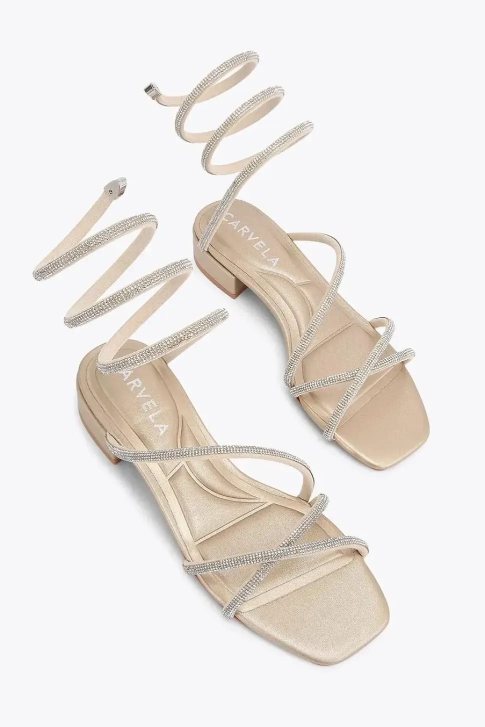'Spiral Block Sandal' Sandals