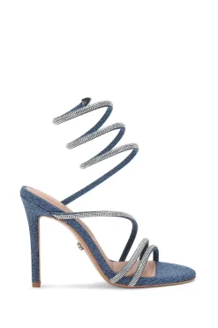 'Spiral 105' Fabric Heels