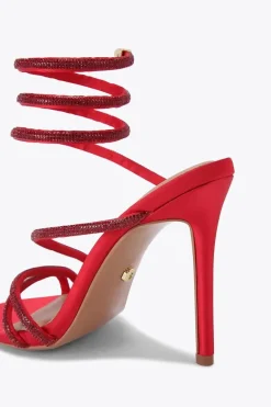 'Spiral 105' Fabric Sandals