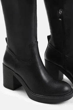 'Spruce' Knee High Boot With Side Zip