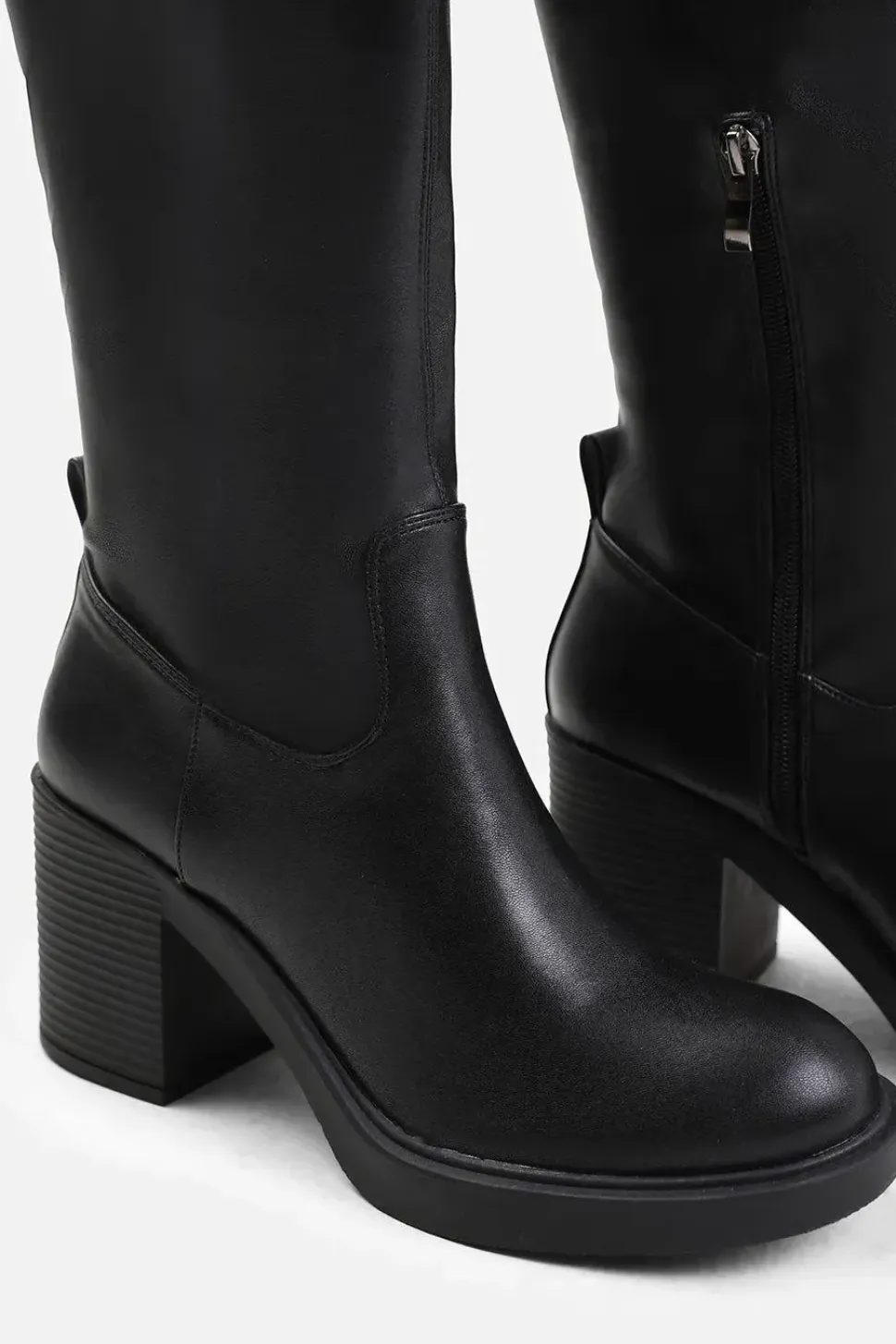 'Spruce' Knee High Boot With Side Zip
