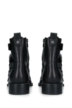 'Strap' Leather Boots