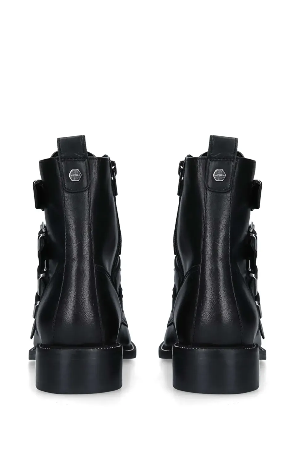 'Strap' Leather Boots