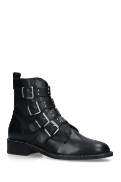 'Strap' Leather Boots